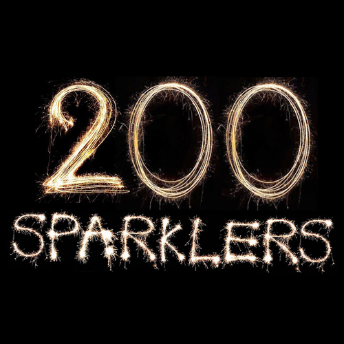 200 Monster Gold 18" Sparklers