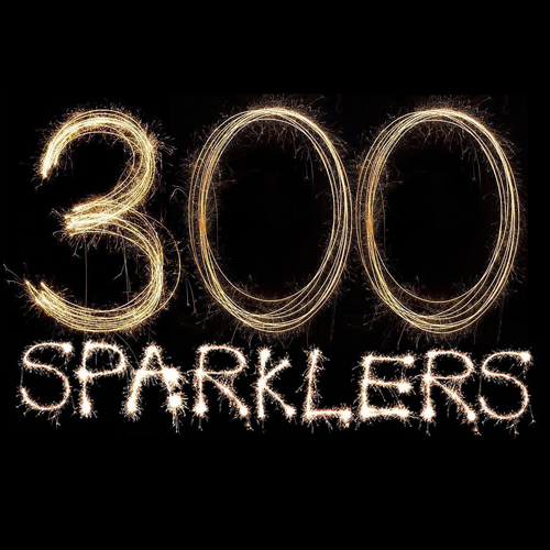 300 Giant Gold 18" Sparklers