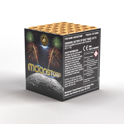 Moonstomp | Cakes & Barrages | Dynamic Fireworks