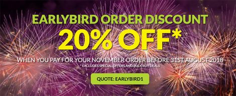 Save money on Fireworks | Earlybird Discounts | Dynamic Fireworks