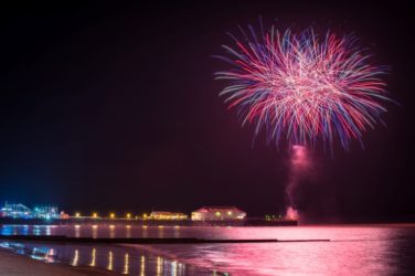 summer bank holiday fireworks