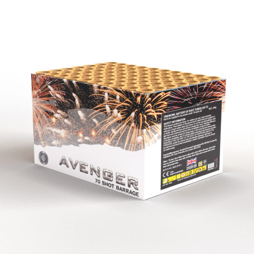 Avenger | Cakes & Barrages | Dynamic Fireworks