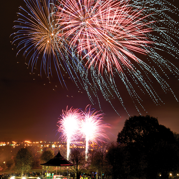 Colchester Castle Park Dynamic Fireworks Display