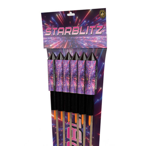 Starblitz Rockets | Wonderful 6 pack of Rockets | Dynamic Fireworks |