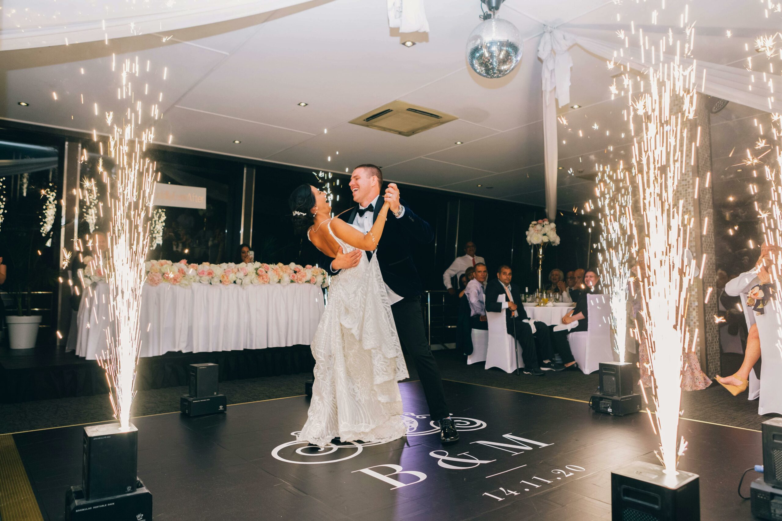Wedding cold sparks